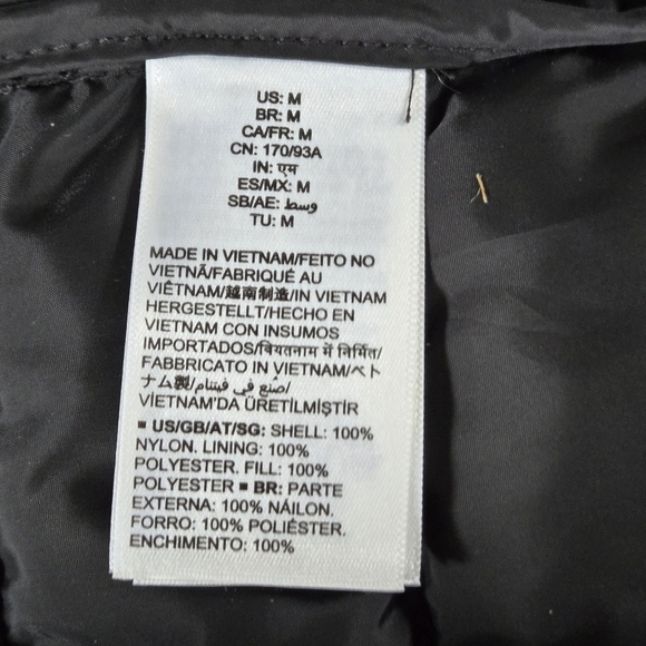 Amazon Esstentials Women's Black Medium Puffer Vest, New. Packable - Picture 7 of 8